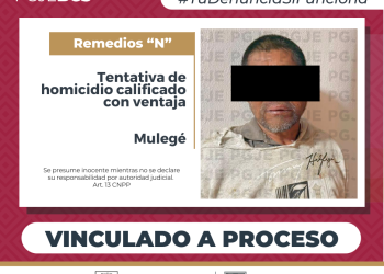 OBTIENE PGJE VINCULACIÓN A PROCESO CONTRA IMPUTADO POR TENTATIVA DE HOMICIDIO EN VILLA ALBERTO ALVARADO ARÁMBURO