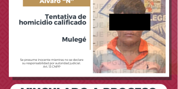 OBTIENE PGJE VINCULACIÓN A PROCESO CONTRA IMPUTADO POR TENTATIVA DE HOMICIDIO EN VIZCAÍNO
