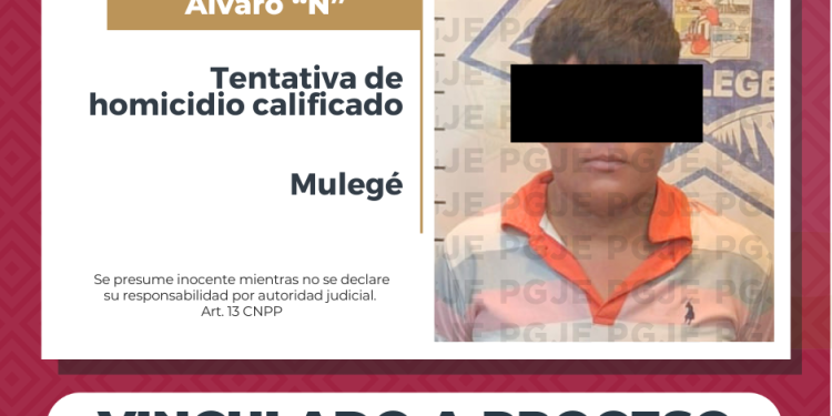 OBTIENE PGJE VINCULACIÓN A PROCESO CONTRA IMPUTADO POR TENTATIVA DE HOMICIDIO EN VIZCAÍNO