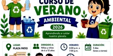INVITAN A NIÑAS Y NIÑOS AL CURSO DE VERANO AMBIENTAL 2026 EN PLAZA PATIO LOS CABOS