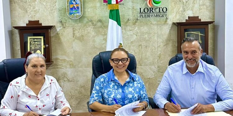 ISSSTE BCS Y GOBIERNO MUNICIPAL DE LORETO FIRMAN CONVENIO PARA FORTALECER ACCIONES DE SALUD