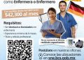 SERVICIO NACIONAL DE EMPLEO DE BCS OFRECE VACANTES DE ENFERMERÍA EN ALEMANIA
