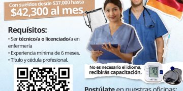 SERVICIO NACIONAL DE EMPLEO DE BCS OFRECE VACANTES DE ENFERMERÍA EN ALEMANIA