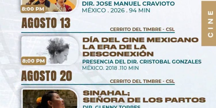 INVITAN A DISFRUTAR CINE GRATUITO AL AIRE LIBRE EN EL CERRITO DEL TIMBRE DE CABO SAN LUCAS