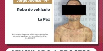 OBTIENE PGJE VINCULACIÓN A PROCESO CONTRA IMPUTADO POR ROBO DE VEHÍCULO EN LA PAZ