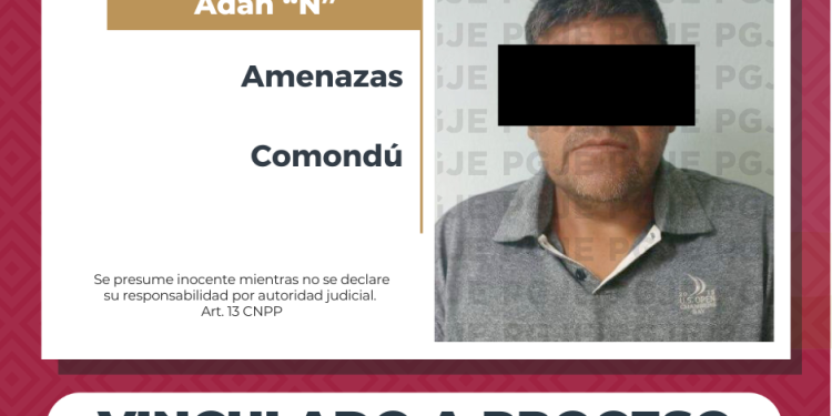 EN CUATRO DÍAS, PGJE OBTIENE VINCULACIÓN A PROCESO POR EL DELITO DE AMENAZAS EN CIUDAD INSURGENTES