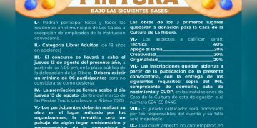 INVITAN A PARTICIPAR EN CONCURSO DE FOTOGRAFÍA, CANTO Y PINTURA DE LAS FIESTAS TRADICIONALES LA RIBERA 2026. ￼