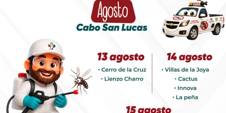 AVANZA AYUNTAMIENTO DE LOS CABOS, EN JORNADAS DE FUMIGACIÓN CONTRA EL DENGUE