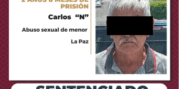 OBTIENE PGJE SENTENCIA CONDENATORIA POR ABUSO SEXUAL EN AGRAVIO DE UNA NIÑA EN LA PAZ