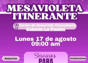 PGJE ACERCA SERVICIOS DE ATENCIÓN A VÍCTIMAS A LA COLONIA LA PASIÓN