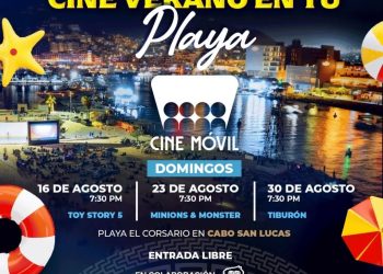 OFRECERA ICA LOS CABOS FUNCIONES GRATUITAS DE CINE EN PLAYA EL CORSARIO