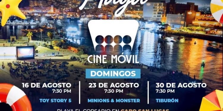OFRECERA ICA LOS CABOS FUNCIONES GRATUITAS DE CINE EN PLAYA EL CORSARIO