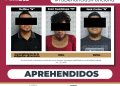 APREHENDE PGJE A 3 PERSONAS POR DIVERSOS DELITOS