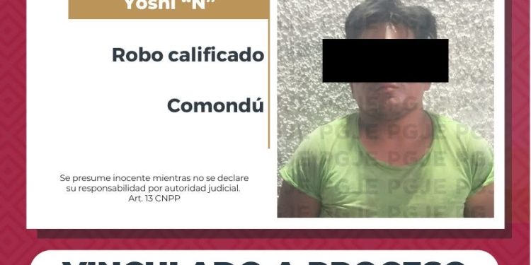 VINCULAN A PROCESO A UN HOMBRE POR  ROBO CALIFICADO EN CIUDAD CONSTITUCIÓN