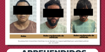 APREHENDE PGJE A 3 HOMBRES RELACIONADOS CON DELITO DE ROBO EN LOS CABOS