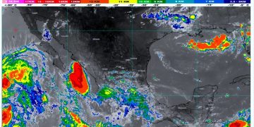 PERSISTEN CONDICIONES PARA LLUVIAS EN LOS CABOS; PROTECCIÓN CIVIL MANTIENE VIGILANCIA PERMANENTE