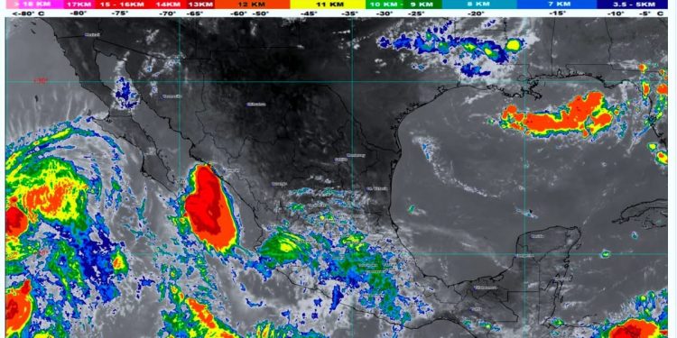 PERSISTEN CONDICIONES PARA LLUVIAS EN LOS CABOS; PROTECCIÓN CIVIL MANTIENE VIGILANCIA PERMANENTE