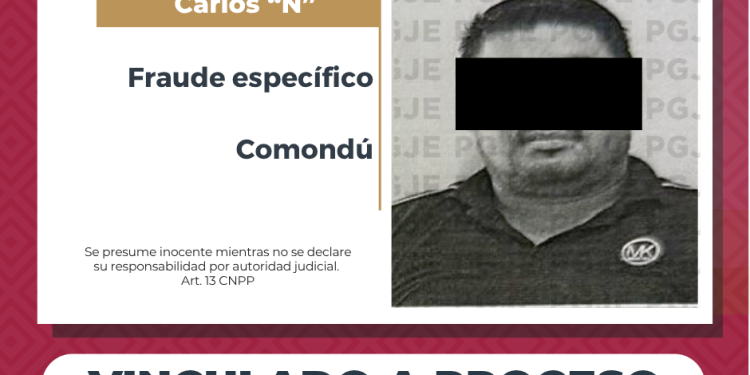 QUEDA VINCULADO A PROCESO POR DELITO DE FRAUDE ESPECÍFICO EN COMONDÚ