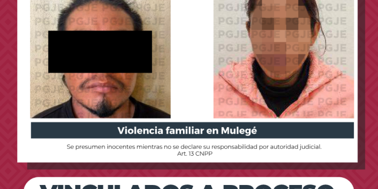 OBTIENE PGJE VINCULACIÓN A PROCESO DE DOS PERSONAS POR VIOLENCIA FAMILIAR EN AGRAVIO DE DOS MENORES