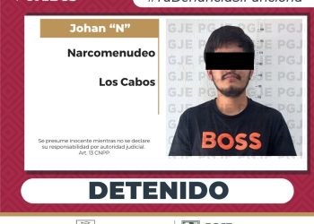 CUMPLIMENTA PGJE ORDEN DE CATEO EN SAN JOSÉ DEL CABO DETIENE A UNA PERSONA Y ASEGURA DROGA Y UN VEHÍCULO