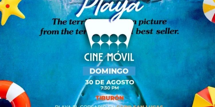 CINE DE VERANO EN TU PLAYA CONCLUIRÁ ESTE DOMINGO CON LA PROYECCIÓN DE “TIBURÓN”EN PLAYA EL CORSARIO