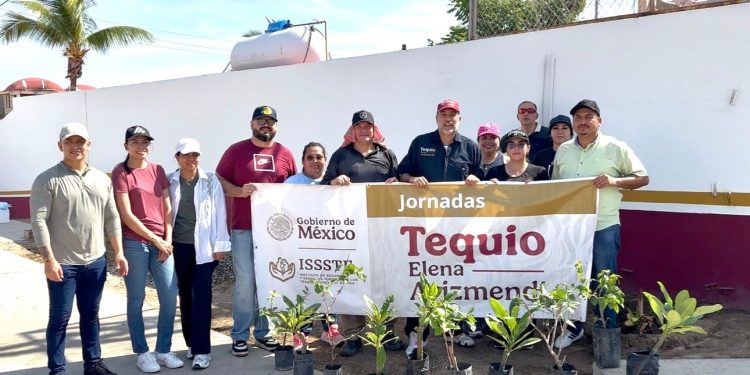 ISSSTE BAJA CALIFORNIA SUR SE SUMA A LA JORNADA NACIONAL DE REFORESTACIÓN DURANTE LA 7ª EDICIÓN DEL TEQUIO “ELENA ARIZMENDI”