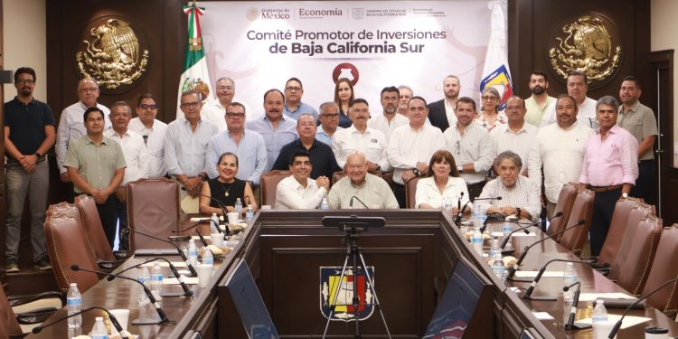 ENCABEZA GOBERNADOR PRIMERA SESIÓN DEL COMITÉ PROMOTOR DE INVERSIONES; PRESENTAN 29 PROYECTOS AUTORIZADOS PARA BCS