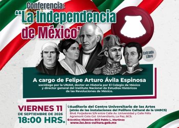 ISC INVITA A CONFERENCIA SOBRE LA INDEPENDENCIA DE MÉXICO