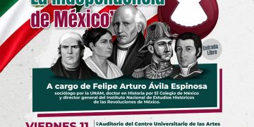ISC INVITA A CONFERENCIA SOBRE LA INDEPENDENCIA DE MÉXICO