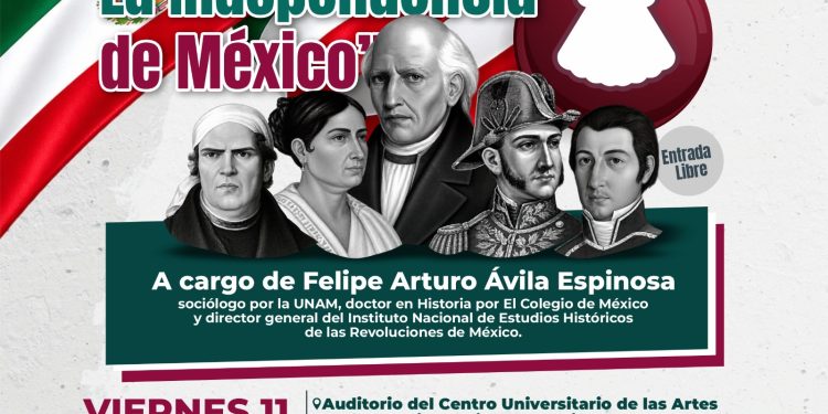 ISC INVITA A CONFERENCIA SOBRE LA INDEPENDENCIA DE MÉXICO