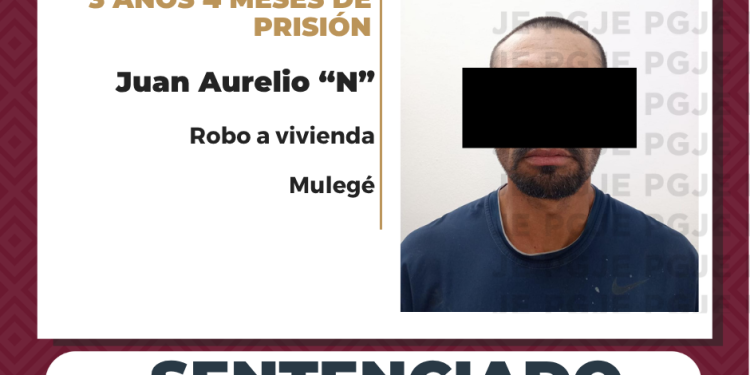 OBTIENE PGJE SENTENCIA CONDENATORIA DE MÁS DE 3 AÑOS DE PRISIÓN POR ROBO A VIVIENDA EN GUERRERO NEGRO