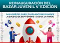 INVITAN A LA REINAUGURACION DE LA CUARTA EDICIÓN DEL BAZAR JUVENIL EN SAN JOSÉ DEL CABO