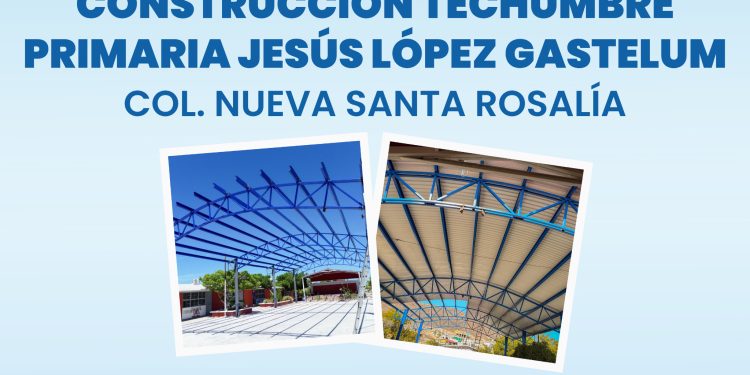 INVITA EDITH AGUILAR A LA ENTREGA DE TECHUMBRE EN LA PRIMARIA JESÚS LÓPEZ GASTÉLUM