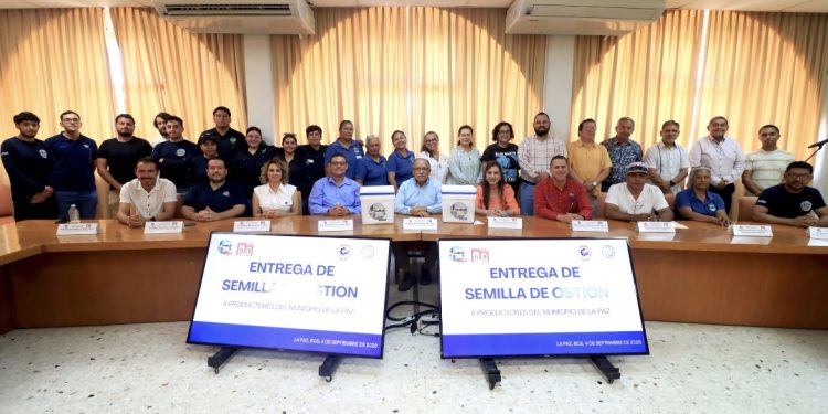 UABCS ENTREGA NUEVA DOTACIÓN DE SEMILLA DE OSTIÓN A PRODUCTORES DE LA PAZ