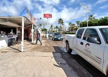 COEPRIS SUSPENDE VENTA DE ALIMENTOS EN CALZADA AGUSTÍN OLACHEA DE CIUDAD CONSTITUCIÓN