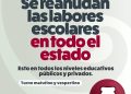 REANUDAN  LABORES ESCOLARES EN LOS CINCO MUNICIPIOS DE BAJA CALIFORNIA SUR