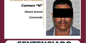 OBTIENE PGJE SENTENCIA CONDENATORIA DE 6 AÑOS POR ABUSO SEXUAL DE MENOR EN COMONDÚ