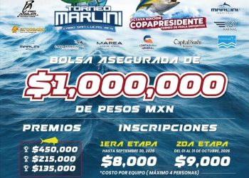 ANUNCIAN OCTAVA EDICIÓN DE LA COPA PRESIDENTE MARLINI 2026 EN CABO SAN LUCAS