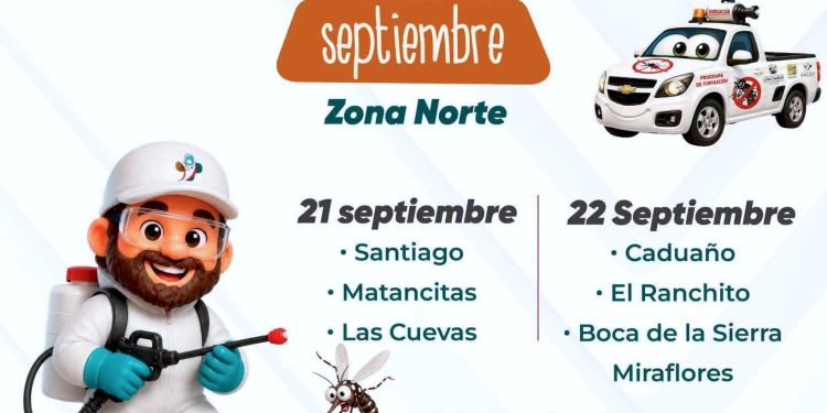 ANUNCIAN FUMIGACIÓN EN SIETE COMUNIDADES DE LA ZONA NORTE DE LOS CABOS
