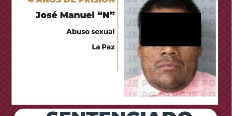 SENTENCIAN A 4 AÑOS DE PRISIÓN A CULPABLE  DE ABUSO SEXUAL AGRAVADO
