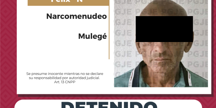 ASEGURA PGJE DROGA Y DETIENE A UNA PERSONA EN GUERRERO NEGRO