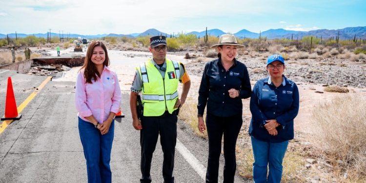 EDITH AGUILAR REPORTA RESTABLECIMIENTO PARCIAL DE LA TRANSPENINSULAR