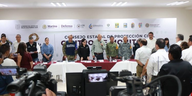 “POLO” PODRÍA AFECTAR MUNICIPIOS DEL CENTRO Y NORTE DE BCS; GOBERNADOR PIDE TENER MEDIDAS DE PREVENCIÓN