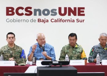 DA SEGUIMIENTO CONSEJO ESTATAL DE PROTECCIÓN CIVIL A LLUVIAS EN BCS
