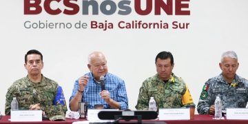 DA SEGUIMIENTO CONSEJO ESTATAL DE PROTECCIÓN CIVIL A LLUVIAS EN BCS
