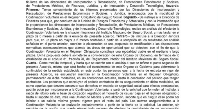 PÚBLICA IMSS MODIFICACIONES A LA MODALIDAD 40