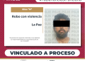 QUEDA EN PRISIÓN PREVENTIVA POR ROBO CON VIOLENCIA