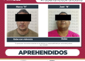 APREHENDE PGJE A DOS PERSONAS POR DIVERSOS DELITOS