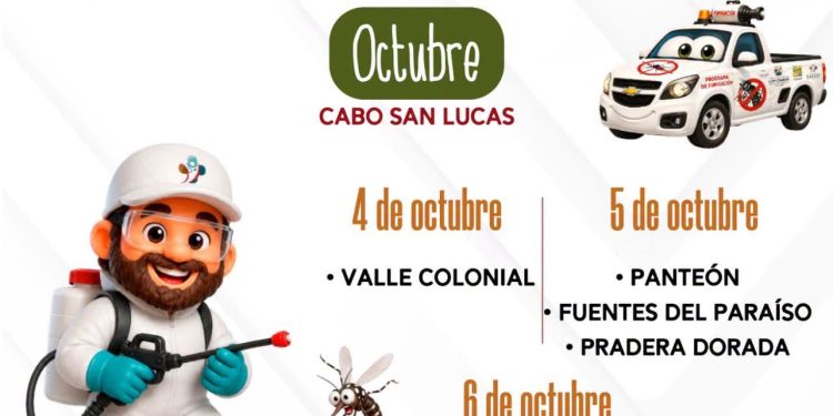 INFORME AYUNTAMIENTO DE LOS CABOS JORNADAS DE FUMIGACIÓN CONTRA EL DENGUE EN CABO SAN LUCAS