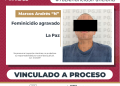 VINCULAN A PROCESO Y PRISIÓN PREVENTIVA CONTRA A MARCO ANDRÉS “N” POR FEMINICIDIO AGRAVADO